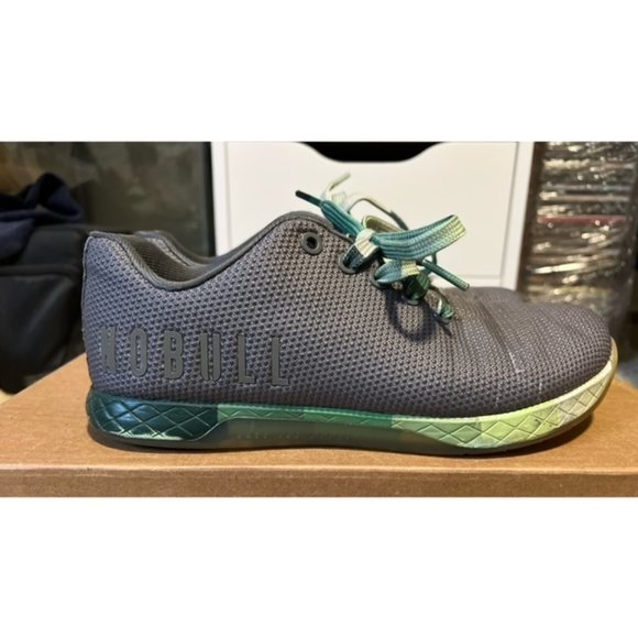 Nobull Gradient Trainer Shoes Size Men 7 Women 8.5 Used Worn No Box Gray Green - Picture 1 of 7